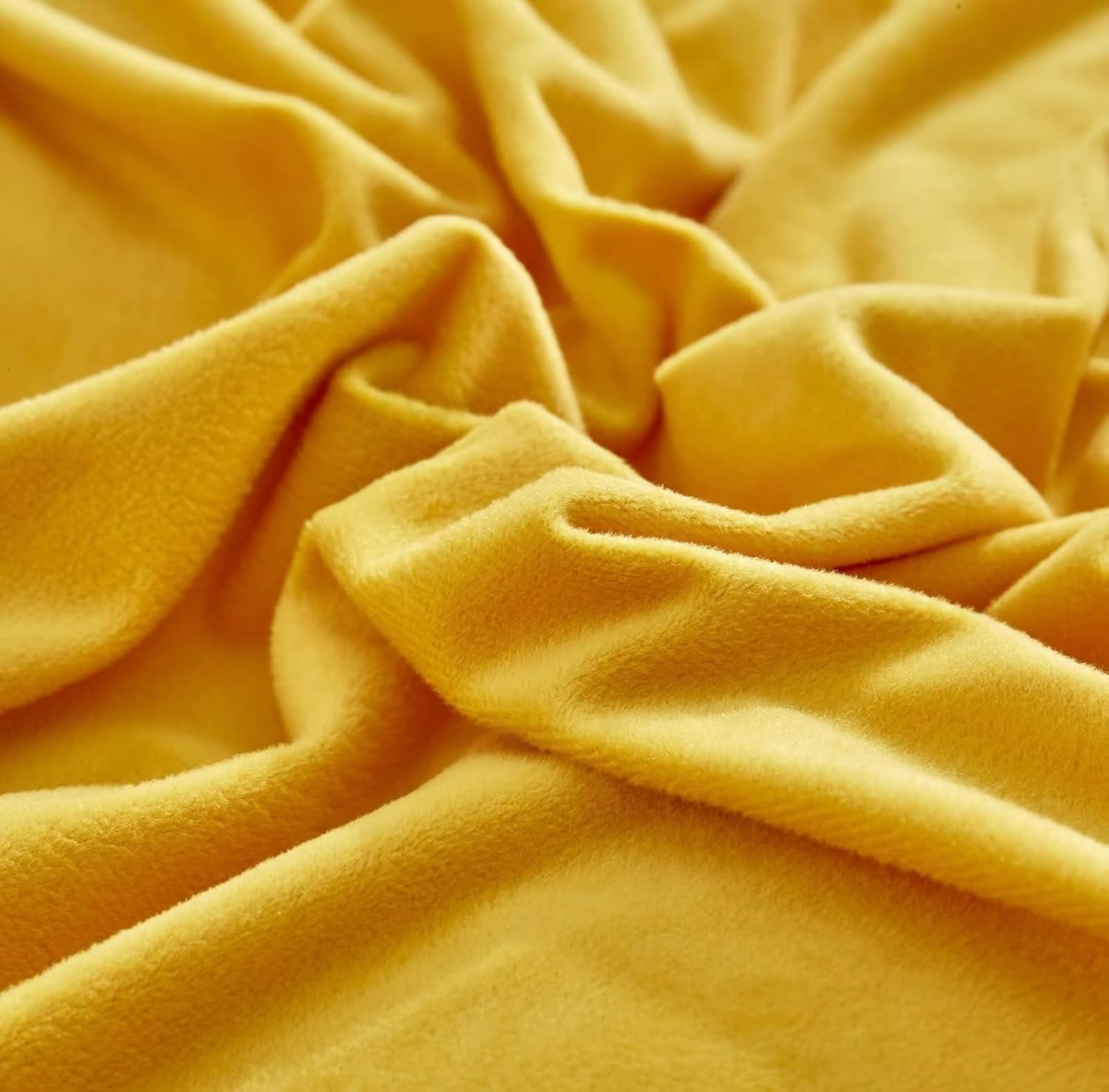 Mustard Yellow Duvet Bedding-Velvet