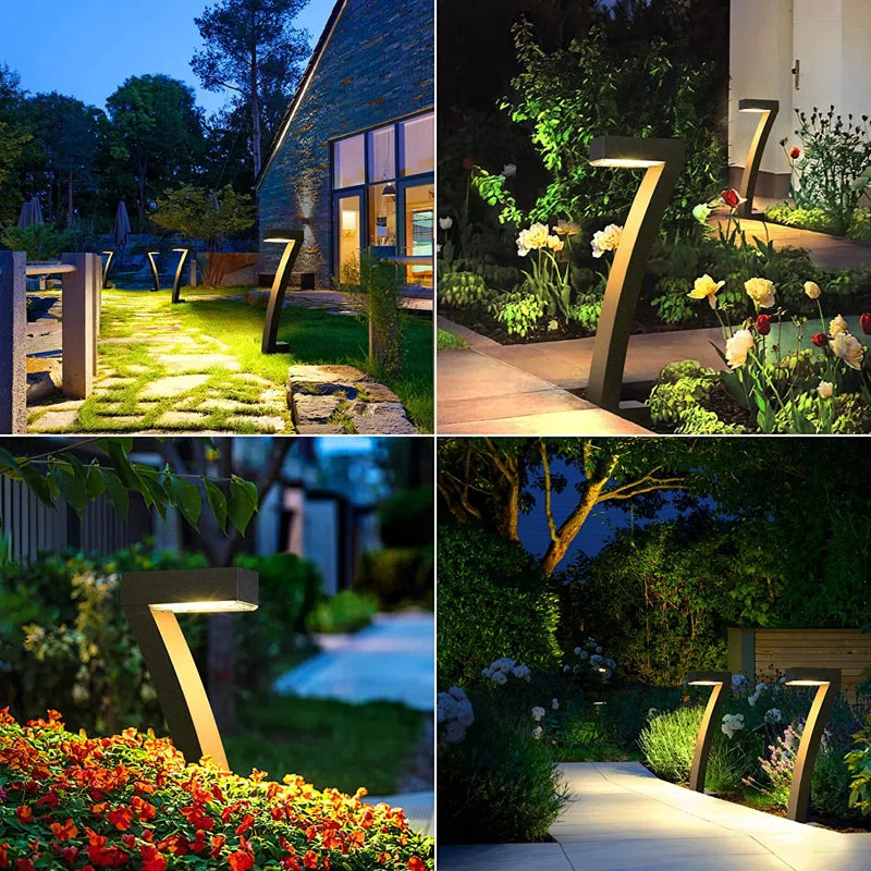 Solar Powered LED Pathway Light