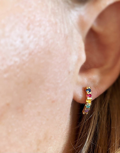 Multicolored Stud Earrings