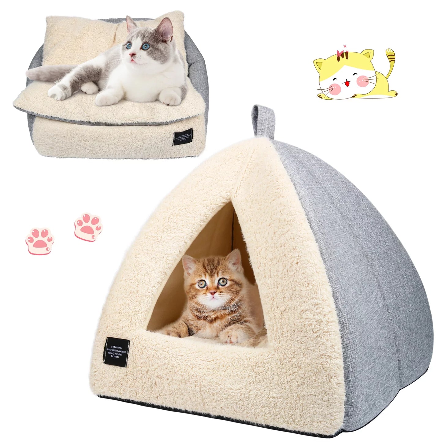 2-In-1 Cat Cave/Bed