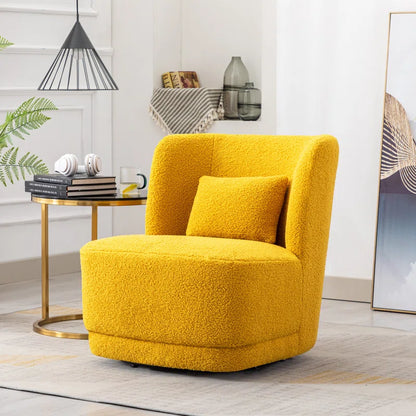 Swivel Barrel Accent Chair