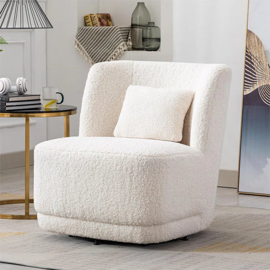 Swivel Barrel Accent Chair