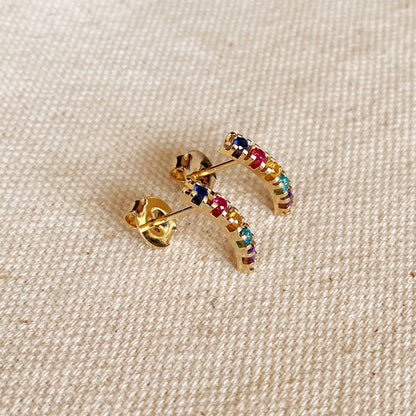 Multicolored Stud Earrings